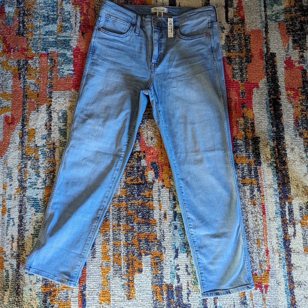 Madewell Mid Rise Stovepipe jeans